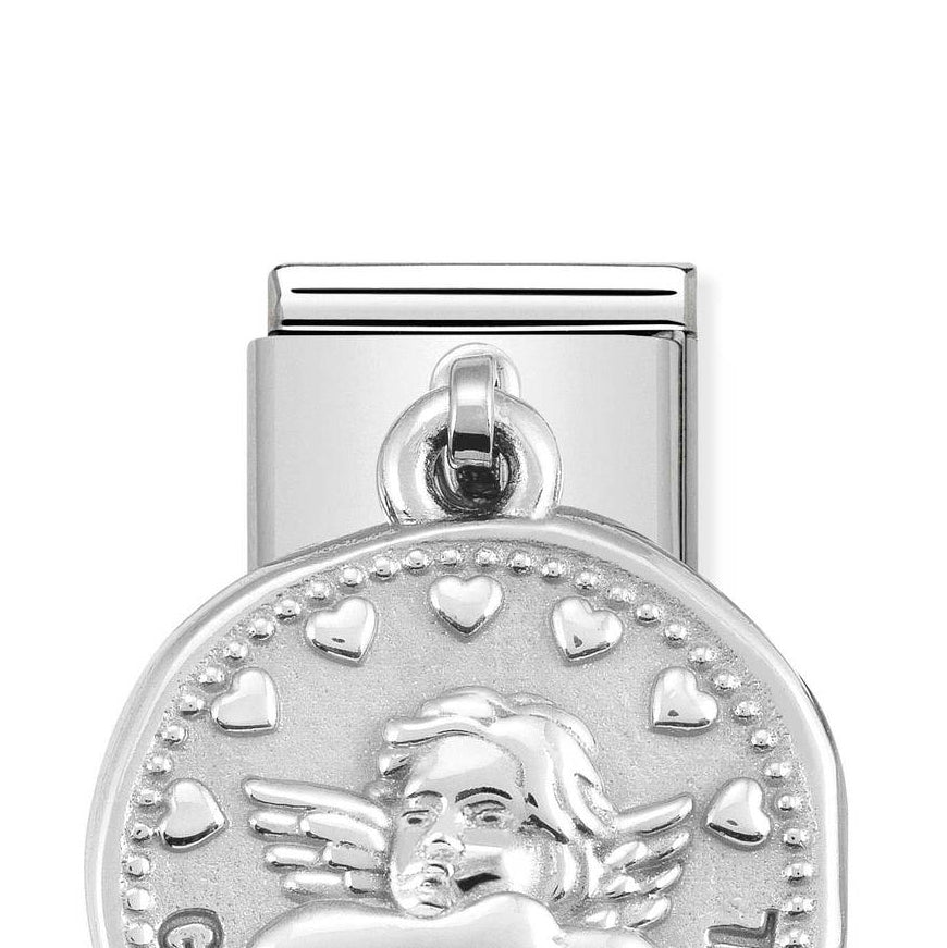 Nomination Wishes Guardian Angel Charm - MococoNomination331804/218033497455406Charms and Links