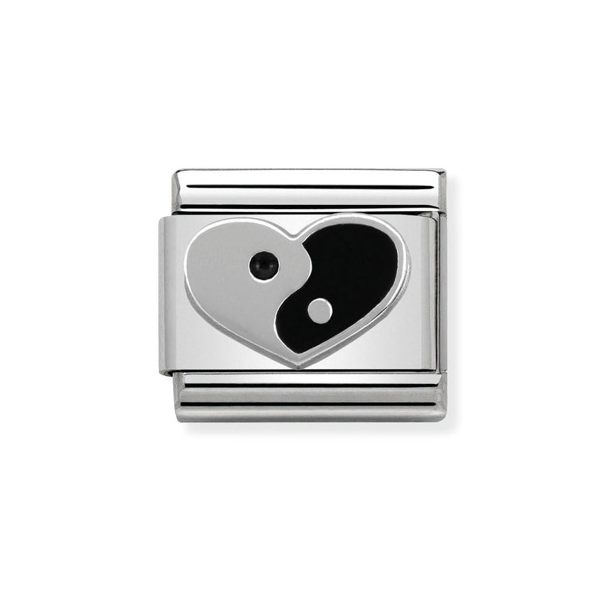 Nomination Yin Yang Heart Charm - MococoNomination330202/208033497342614Charms and Links