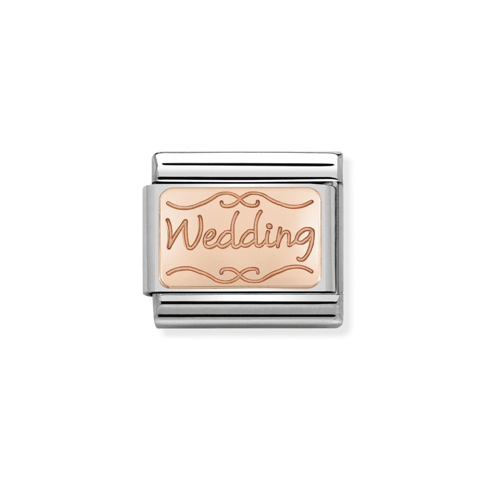 Nomination Classic Rose Gold Plated Wedding Charm