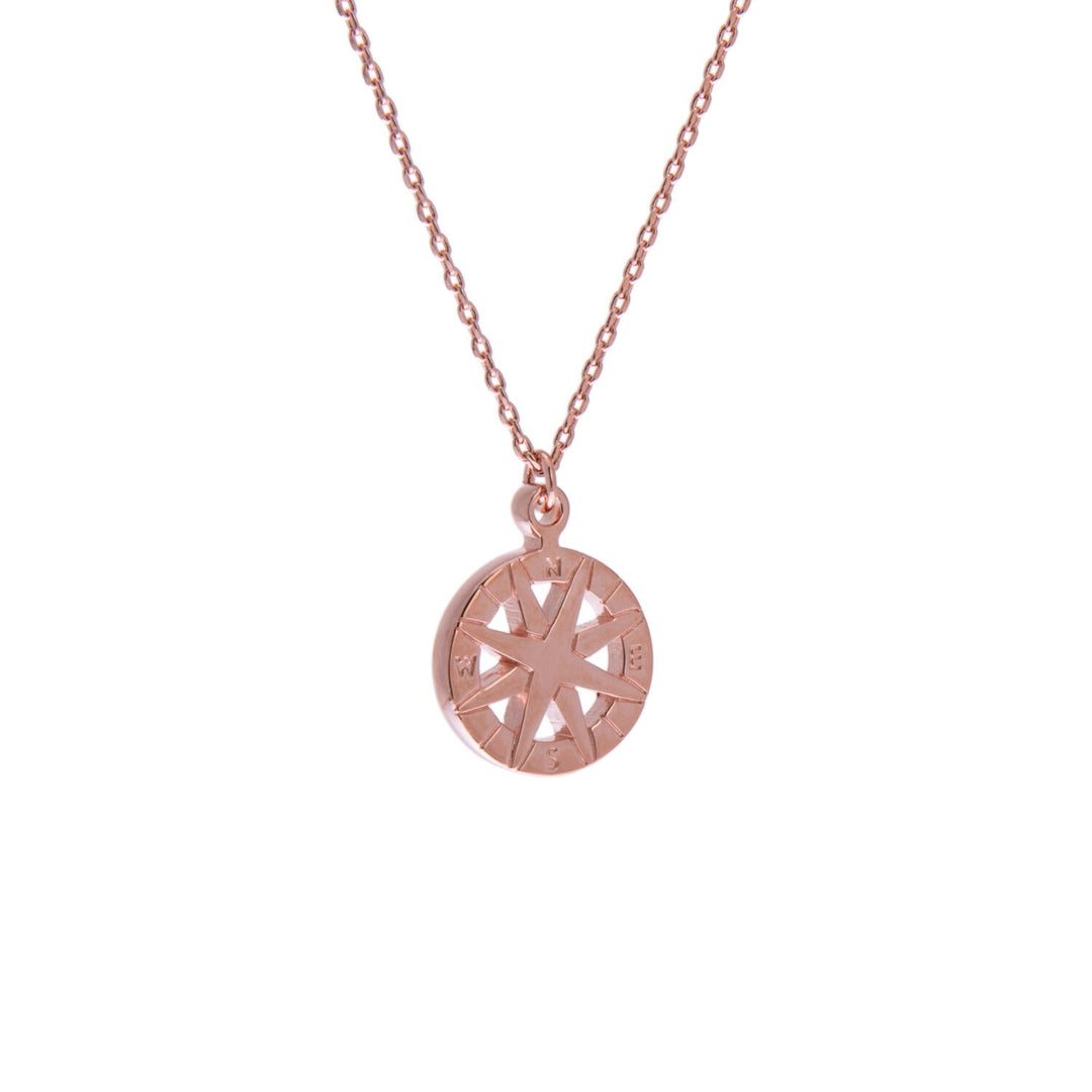 ol&co Rose Gold Compass Necklace - MococoOl&CoROCCOMP189911039030011Necklaces