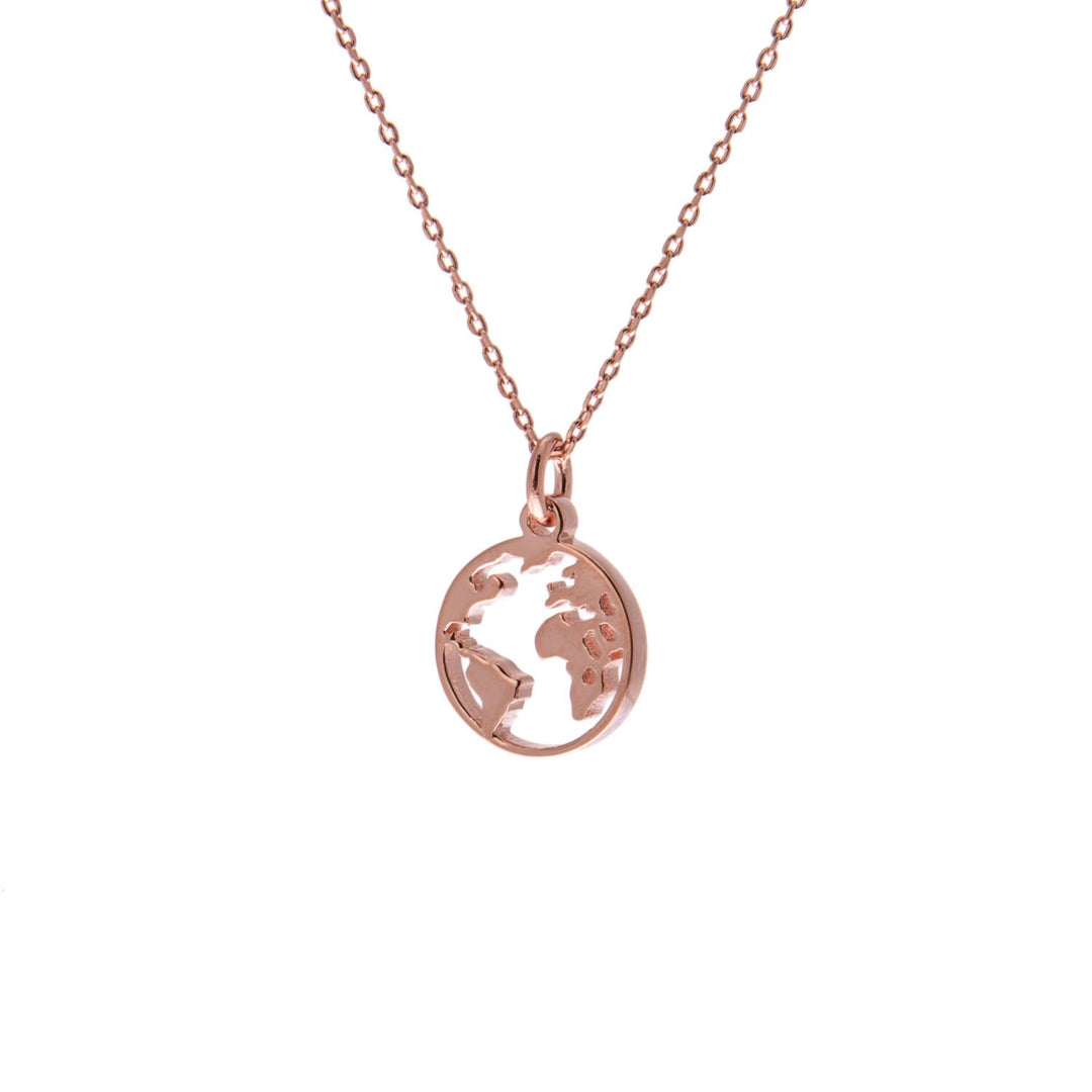 ol&co Rose Gold World Necklace - MococoOl&CoROCWOR189911042030011Necklaces