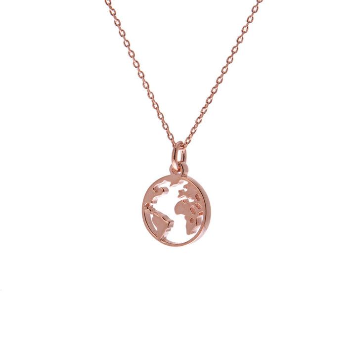 ol&co Rose Gold World Necklace - MococoOl&CoROCWOR189911042030011Necklaces