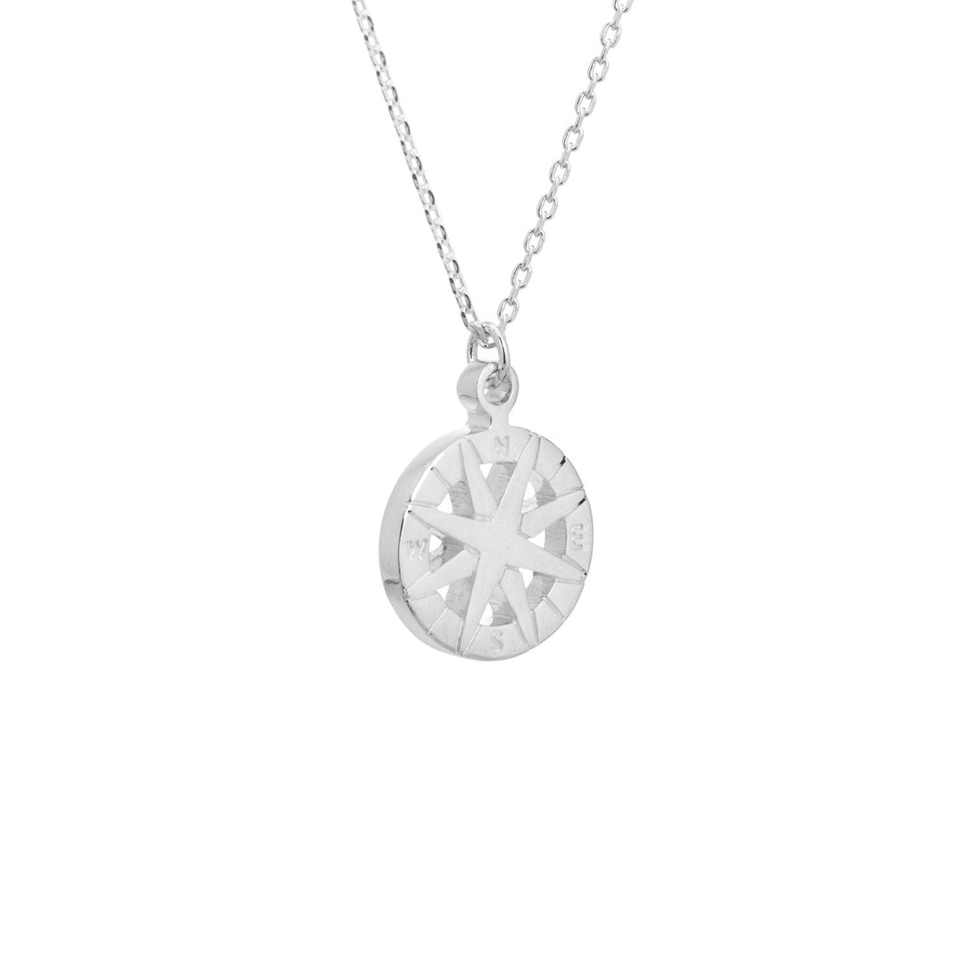 ol&co Silver Compass Necklace - MococoOl&CoSOCCOMP189911037030011Necklaces