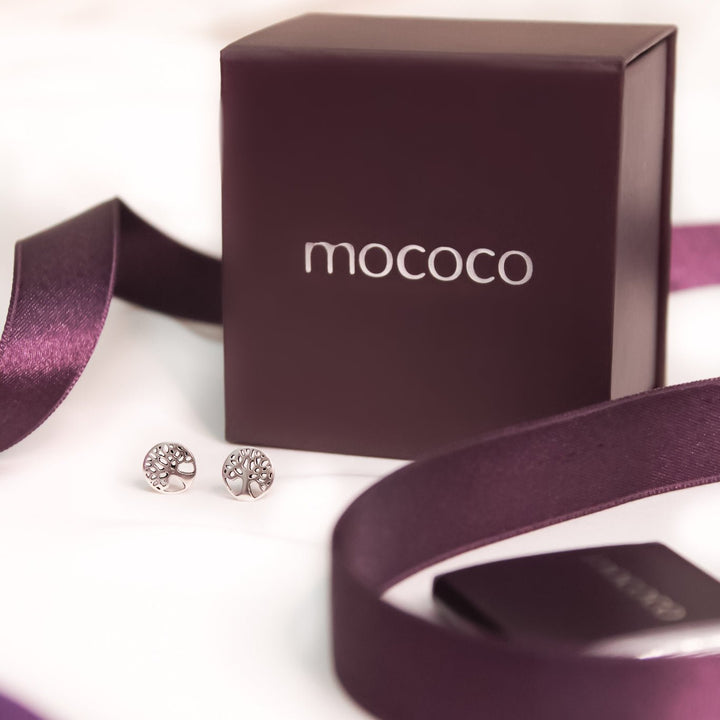 ol&co Silver Tree of Life Stud Earrings - MococoOl&CoMOCSS07Earrings