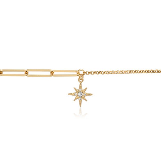 Olivia Burton Gold Celestial North Star Mismatch Bracelet - MococoOlivia BurtonOBJCLB477613272492843Bracelets