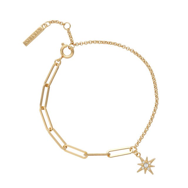 Olivia Burton Gold Celestial North Star Mismatch Bracelet - MococoOlivia BurtonOBJCLB477613272492843Bracelets