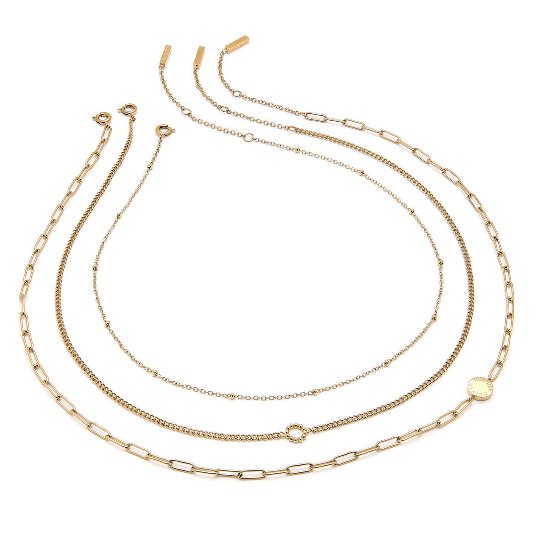 Olivia Burton Gold Classic Illusion Stacking Necklace Set - MococoOlivia Burton241000747613272525992Necklaces