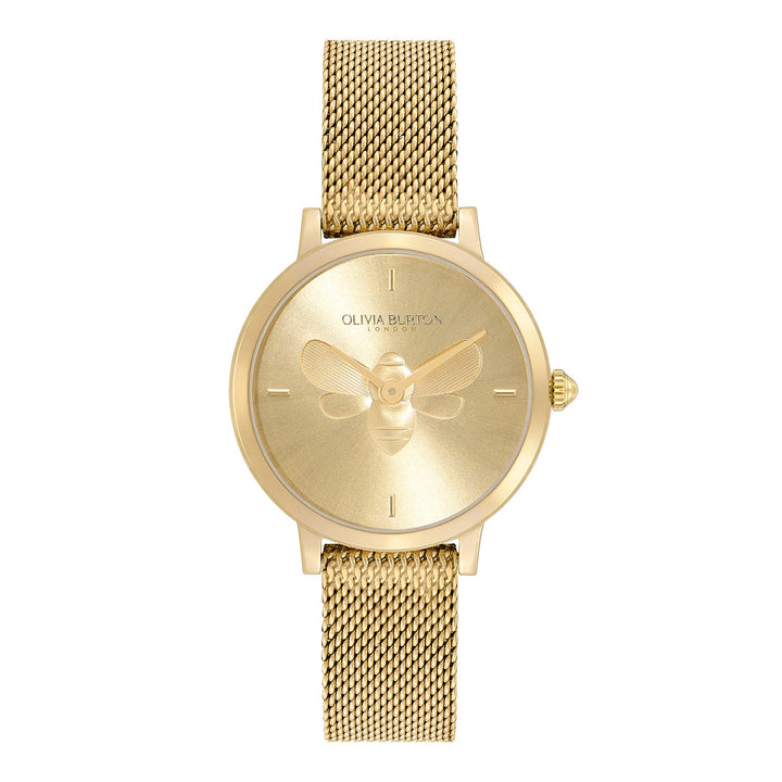 Olivia Burton Gold Ultra Slim Bee Watch - MococoOlivia Burton240000227613272511735Watches and Accessories
