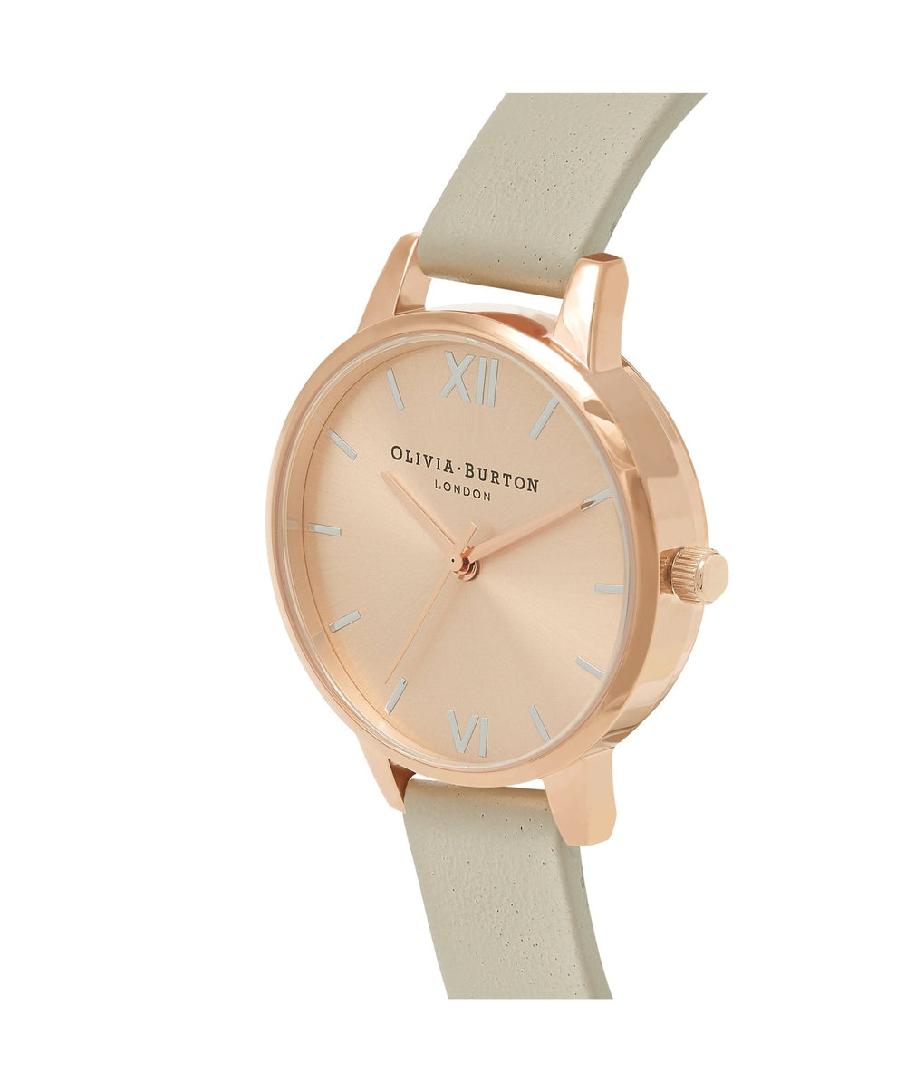 Olivia Burton Midi Dial Grey Strap Rose Gold Watch - MococoOlivia BurtonOB16EN117613272441308Watches and Accessories