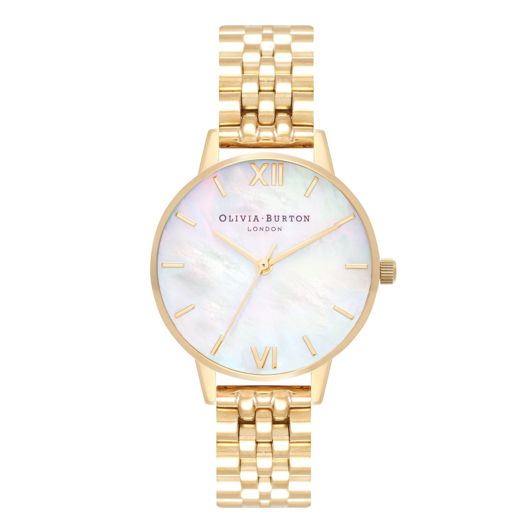 Olivia Burton Mother of Pearl Dial Gold Bracelet Watch - MococoOlivia Burton240001697613272297752Watches and Accessories
