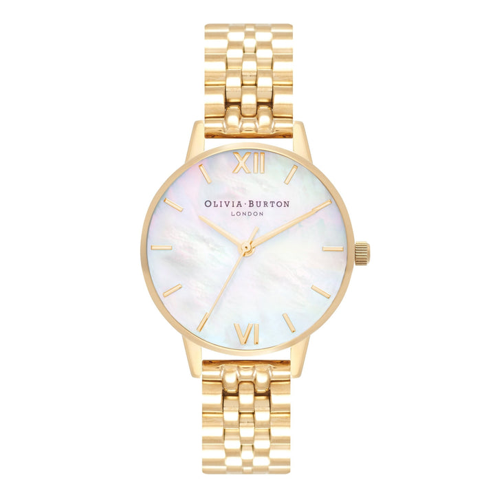 Olivia Burton Mother of Pearl Dial Gold Bracelet Watch - MococoOlivia Burton240001697613272297752Watches and Accessories