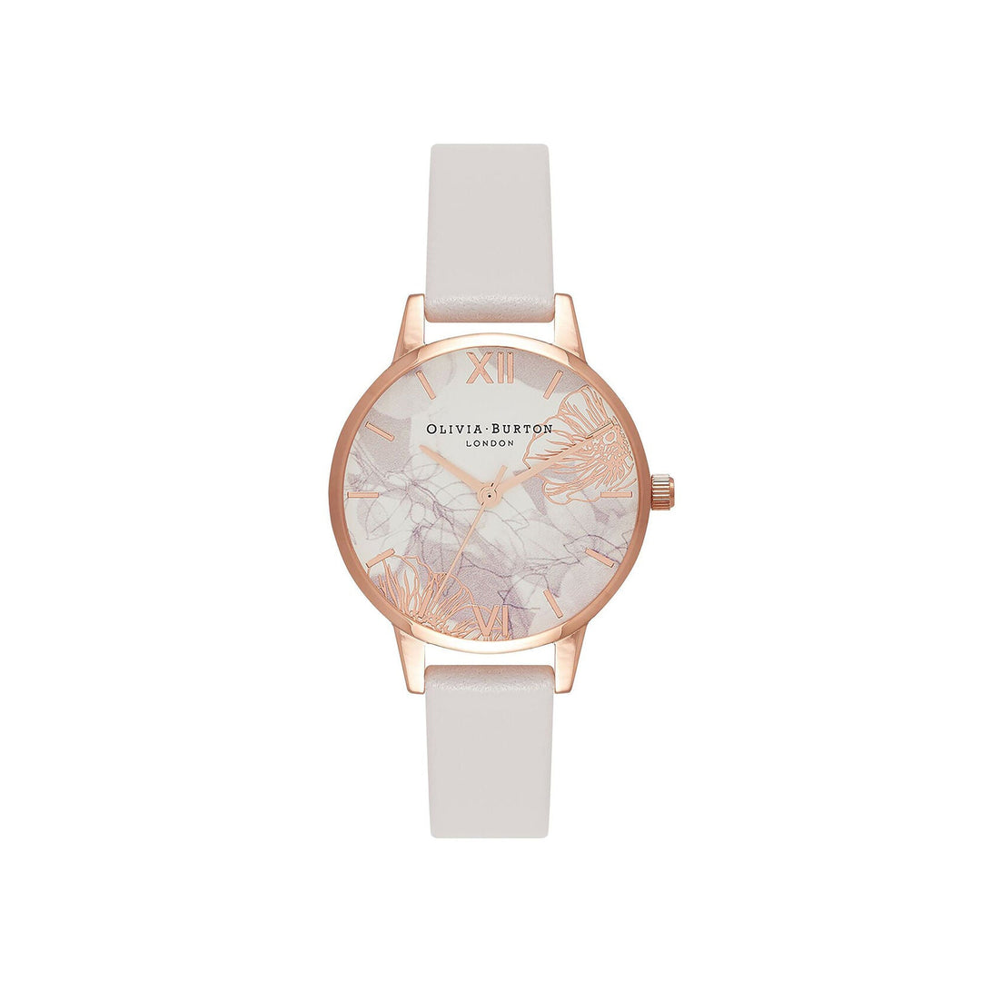 Olivia Burton Rose Gold Abstract Floral Dial Blush Strap Watch - MococoOlivia BurtonOB16VM125060496416896Watches and Accessories
