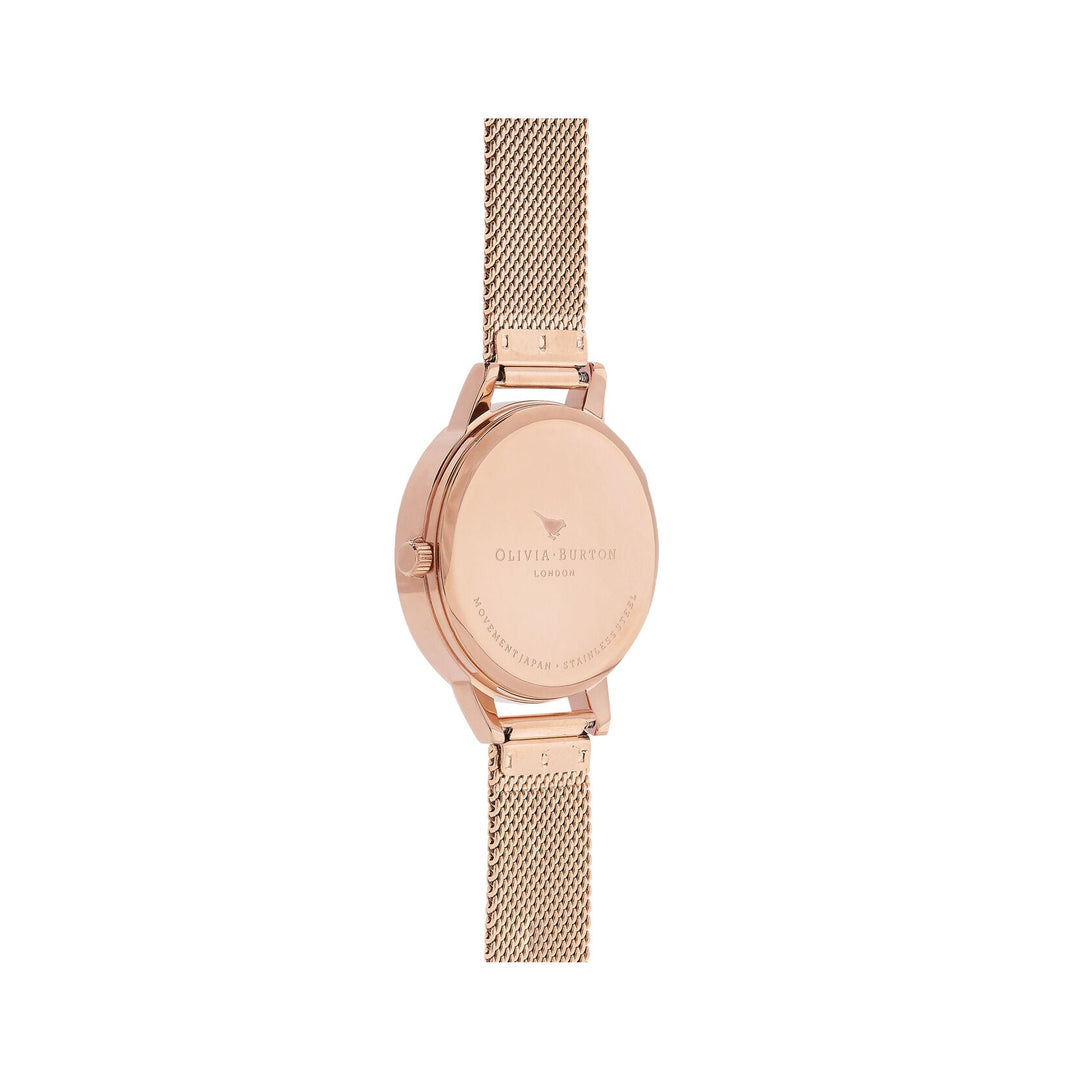Olivia Burton Rose Gold Abstract Floral Dial Mesh Strap Watch - MococoOlivia BurtonOB16VM115060496416902Watches and Accessories