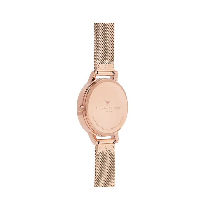 Olivia Burton Rose Gold Abstract Floral Dial Mesh Strap Watch - MococoOlivia BurtonOB16VM115060496416902Watches and Accessories