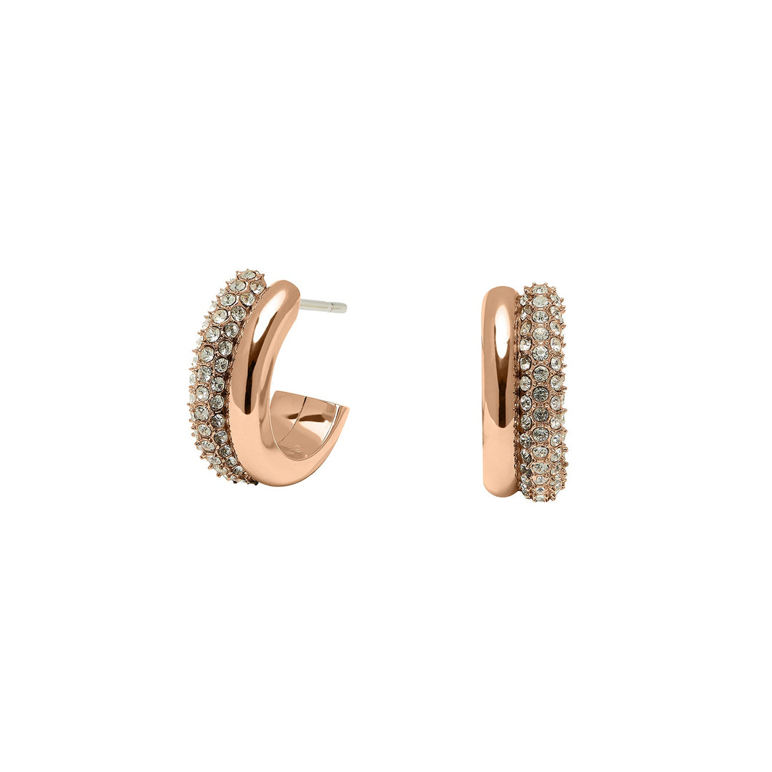 Olivia Burton Rose Gold Entwine Hoop Earrings - MococoOlivia Burton241000097613272525220Earrings