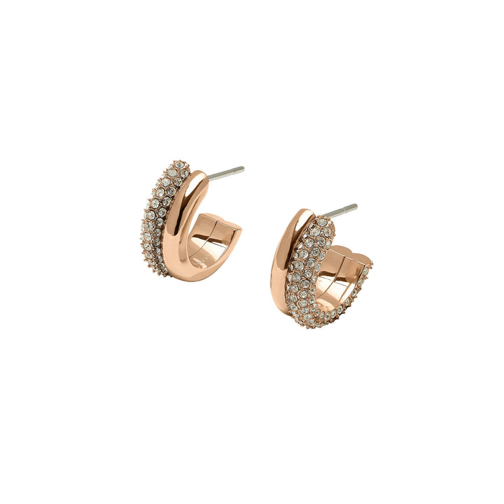 Olivia Burton Rose Gold Entwine Hoop Earrings - MococoOlivia Burton241000097613272525220Earrings