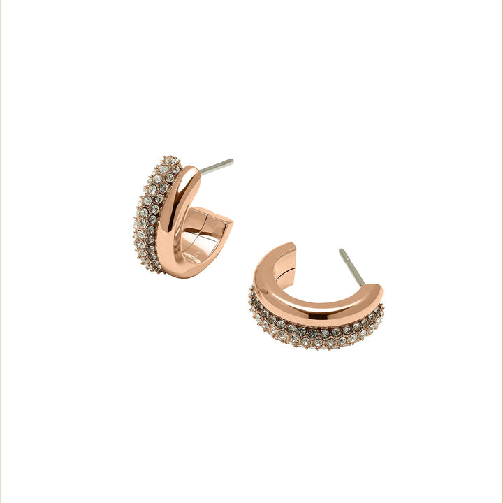 Olivia Burton Rose Gold Entwine Hoop Earrings - MococoOlivia Burton241000097613272525220Earrings