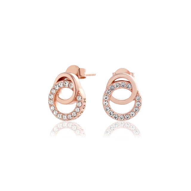 Olivia Burton Rose Gold Interlink Drop Stud Earrings - MococoOlivia BurtonOBJCOE2227613272460460Earrings