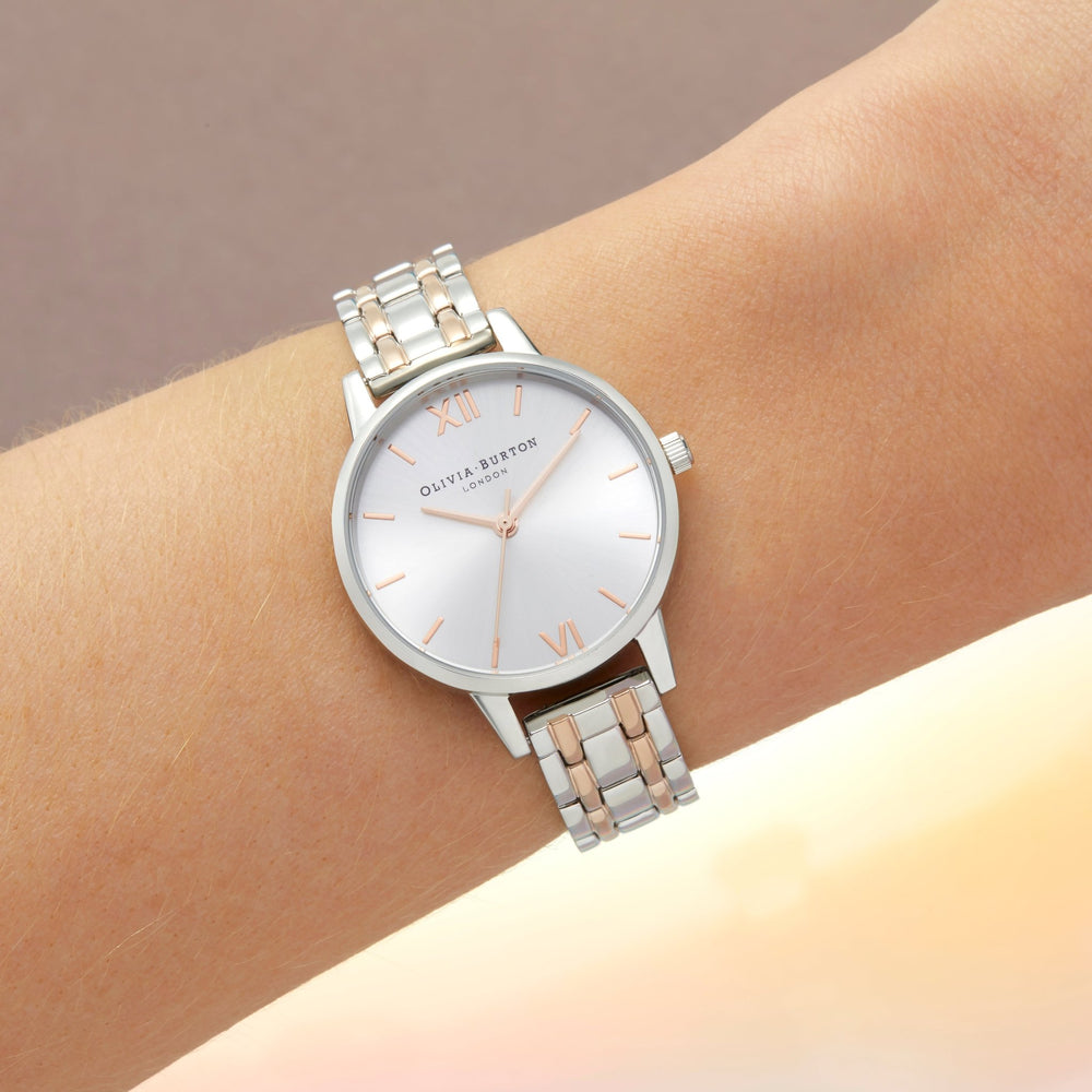 Olivia Burton Rose Gold & Silver Midi Dial Watch - MococoOlivia BurtonOB16EN017613272397421Watches and Accessories