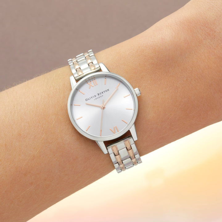 Olivia Burton Rose Gold & Silver Midi Dial Watch - MococoOlivia BurtonOB16EN017613272397421Watches and Accessories