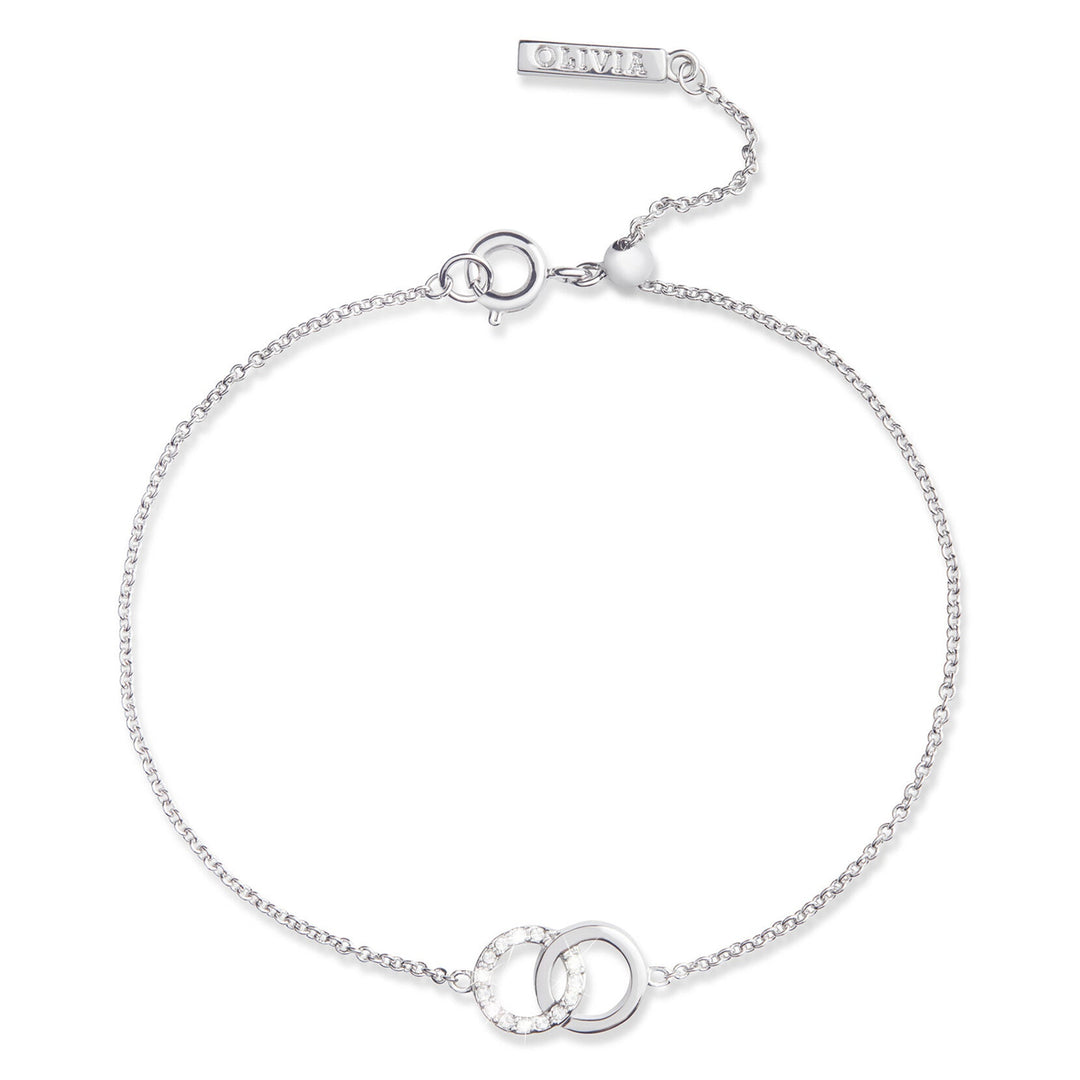 Olivia Burton Silver Bejewelled Interlink Chain Bracelet - MococoOlivia BurtonOBJCOB097613272374545Bracelets
