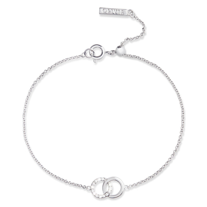 Olivia Burton Silver Bejewelled Interlink Chain Bracelet - MococoOlivia BurtonOBJCOB097613272374545Bracelets