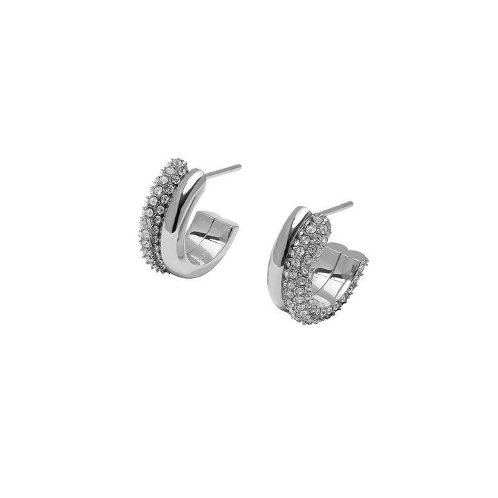 Olivia Burton Silver Classic Entwine Hoop Earrings - MococoOlivia Burton241000077613272525206Earrings