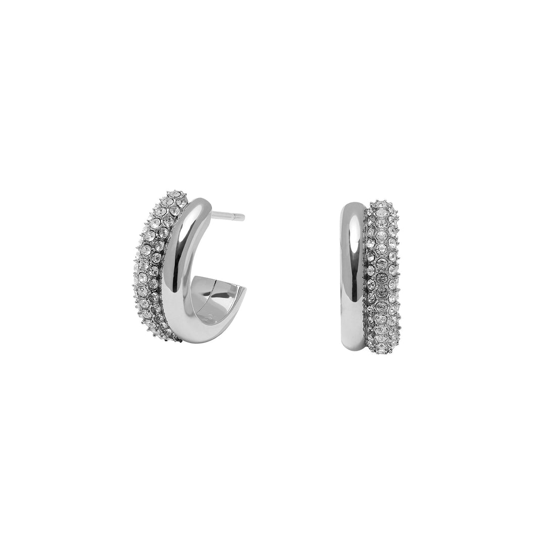 Olivia Burton Silver Classic Entwine Hoop Earrings - MococoOlivia Burton241000077613272525206Earrings