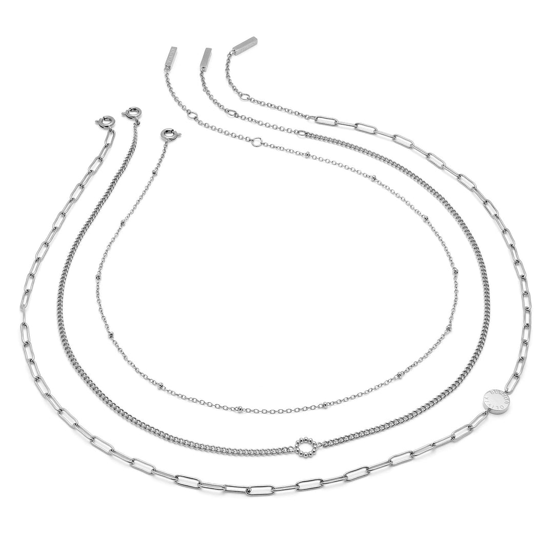 Olivia Burton Silver Classic Illusion Stacking Necklace Set - MococoOlivia Burton241000757613272526005Necklaces