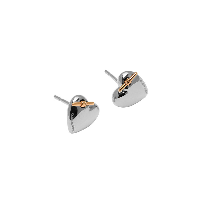 Olivia Burton Silver Classic Knot Heart Earrings - MococoOlivia Burton241000387613272525619Earrings