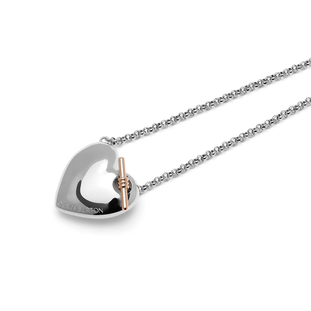 Olivia Burton Silver Classic Knot Heart Necklace - MococoOlivia Burton241000317613272525541Necklaces