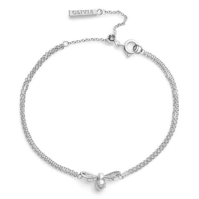 Olivia Burton Silver Lucky Bee Bracelet - MococoOlivia BurtonOBJAMB45N9011395120012Bracelets