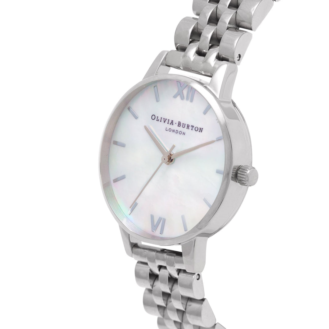 Olivia Burton Silver Mother of Pearl Dial Watch - MococoOlivia Burton240001687613272297769Watches and Accessories