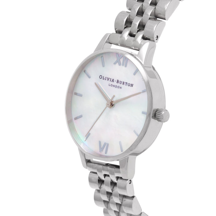 Olivia Burton Silver Mother of Pearl Dial Watch - MococoOlivia Burton240001687613272297769Watches and Accessories