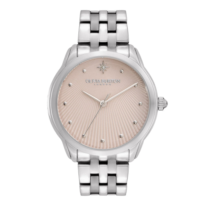Olivia Burton Silver Starlight Pink Dial Watch - MococoOlivia Burton240000477613272515412Watches and Accessories