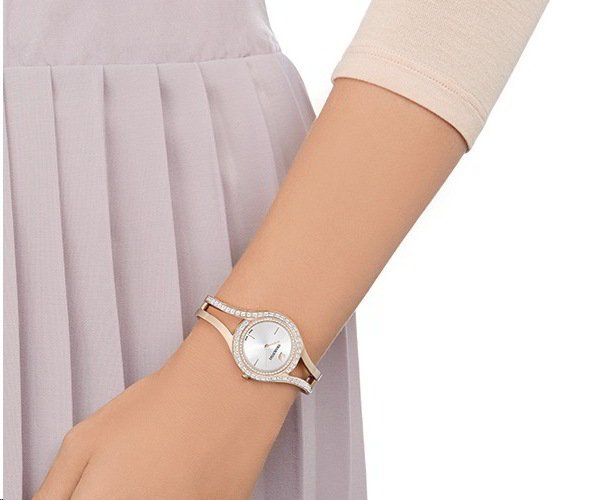 Swarovski Eternal Champagne Gold Tone Bracelet Watch - MococoSwarovski53775639009653775632Watches and Accessories