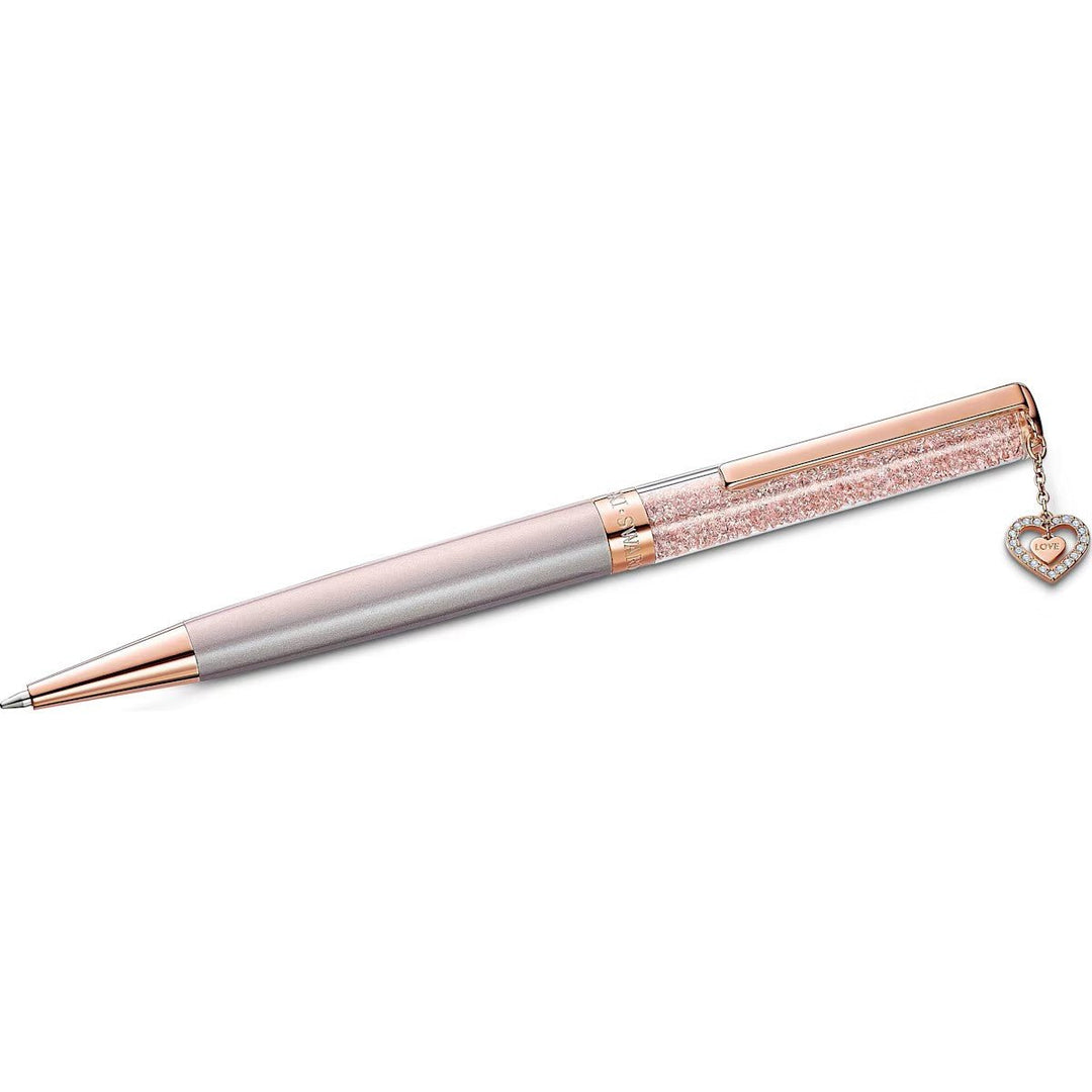 Swarovski Rose Gold Heart Pink Ballpoint Pen - MococoSwarovski55275369009655275369Pens