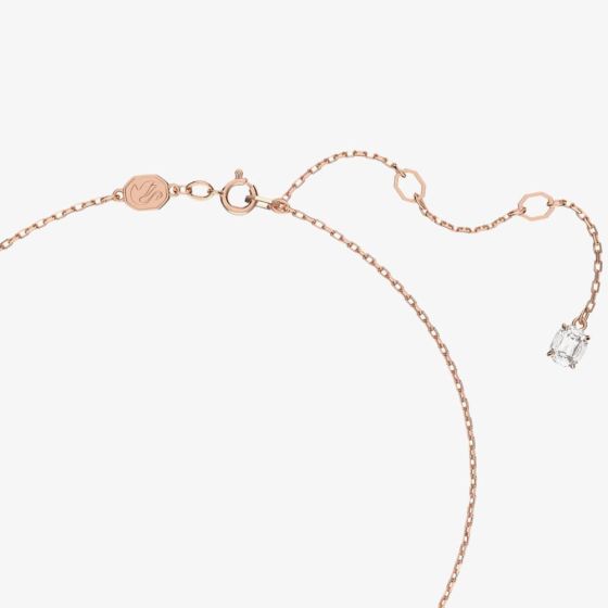 Swarovski Rose Gold Stilla Round Cut Pendant Necklace - MococoSwarovski56367109009656367100Necklaces