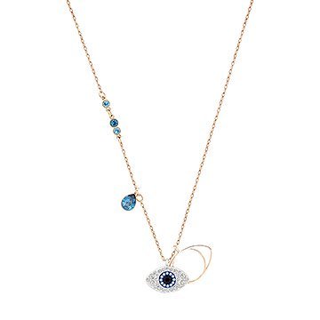 Swarovski Rose Gold Symbolica Evil Eye Pendant Necklace - MococoSwarovski51725609009651725608Necklaces
