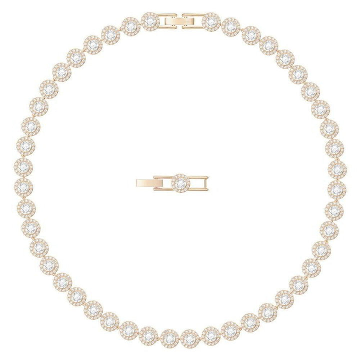 Swarovski Rose Gold Una Angelic Tennis Necklace - MococoSwarovski53678459009653678452Necklaces