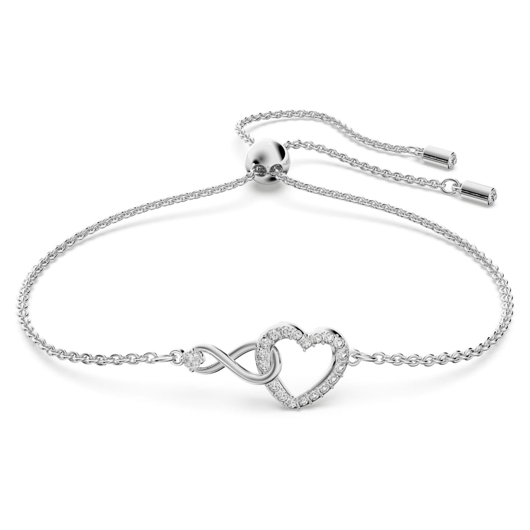 Swarovski Silver Hyperbola Infinity and Heart Bracelet - MococoSwarovski55244219009655244211Bracelets