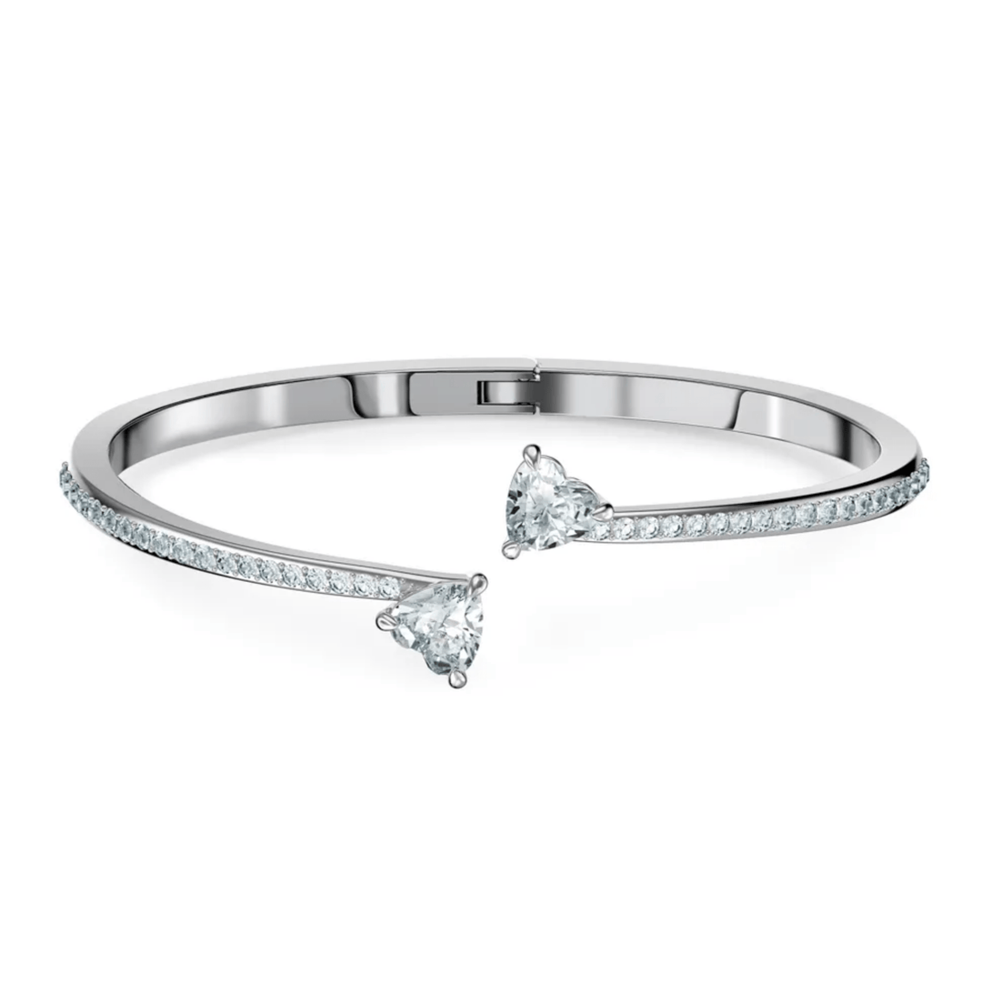 Swarovski Silver Mesmera Heart Bangle - MococoSwarovski55188149009655188140Bracelets