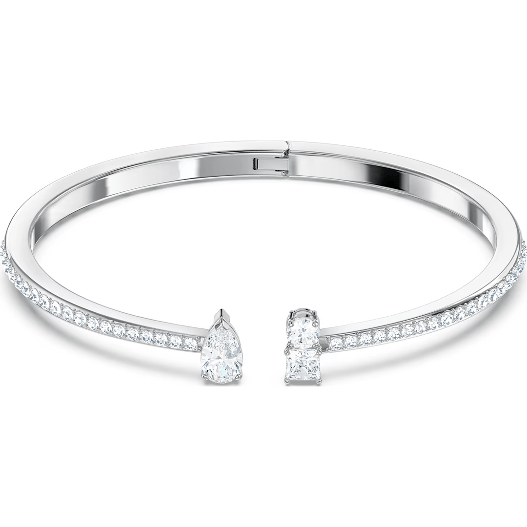 Swarovski Silver Mesmera Mixed Cut Cuff Bangle - MococoSwarovski55569129009655569123Bracelets