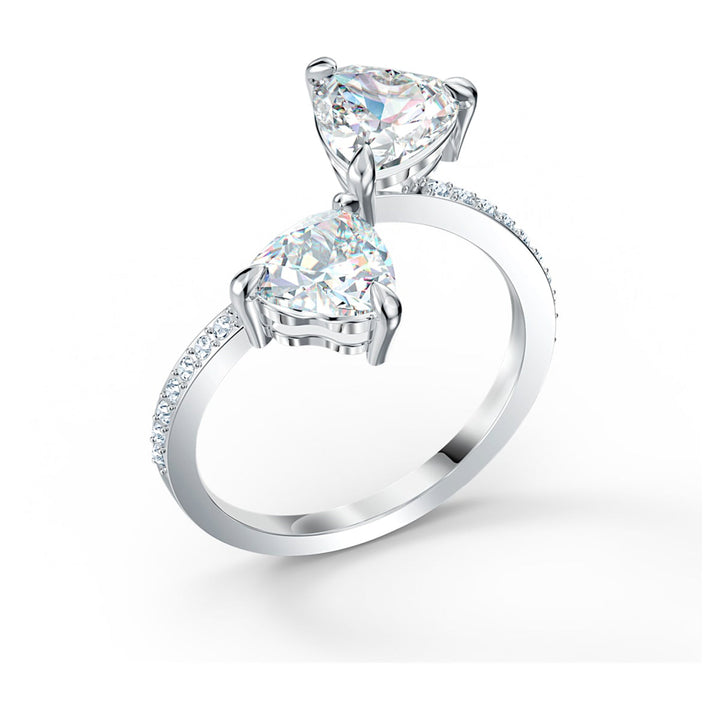 Swarovski Silver Mesmera Open Heart Ring - MococoSwarovski55128549009655128542Rings