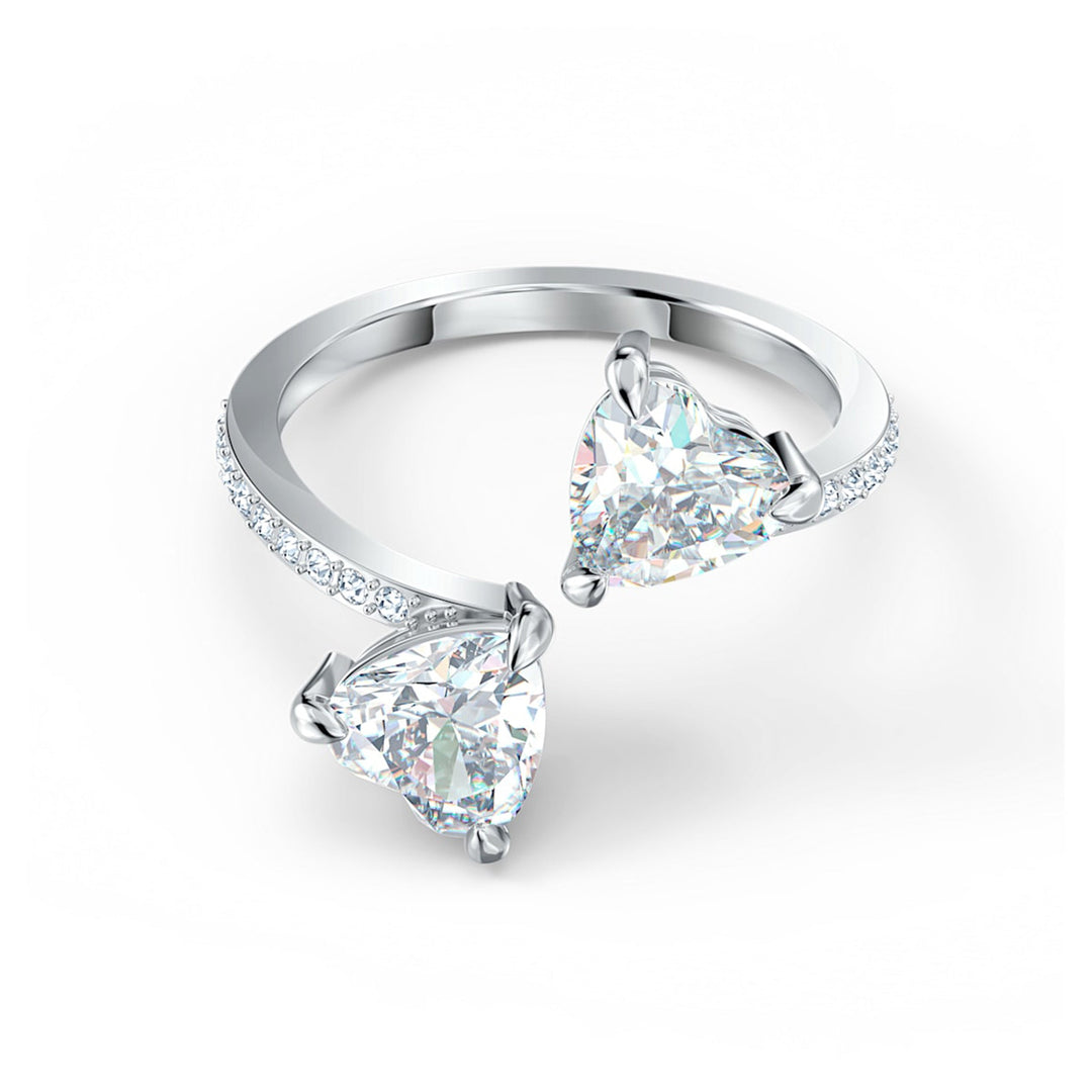 Swarovski Silver Mesmera Open Heart Ring - MococoSwarovski55128549009655128542Rings