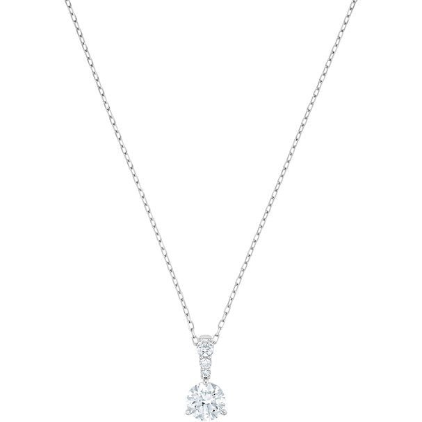 Swarovski Silver Stilla Round Solitaire Necklace - MococoSwarovski54726359009654726350Necklaces