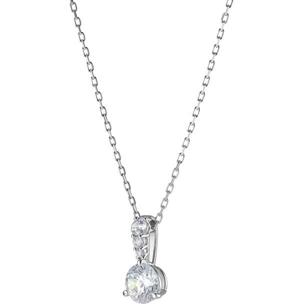 Swarovski Silver Stilla Round Solitaire Necklace - MococoSwarovski54726359009654726350Necklaces