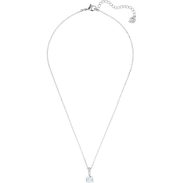 Swarovski Silver Stilla Round Solitaire Necklace - MococoSwarovski54726359009654726350Necklaces