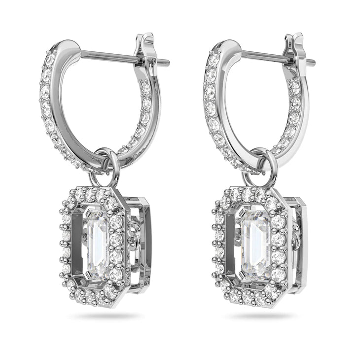 Swarovski Silver Una Octagon Cut Drop Earrings - MococoSwarovski56384959009656384954Earrings