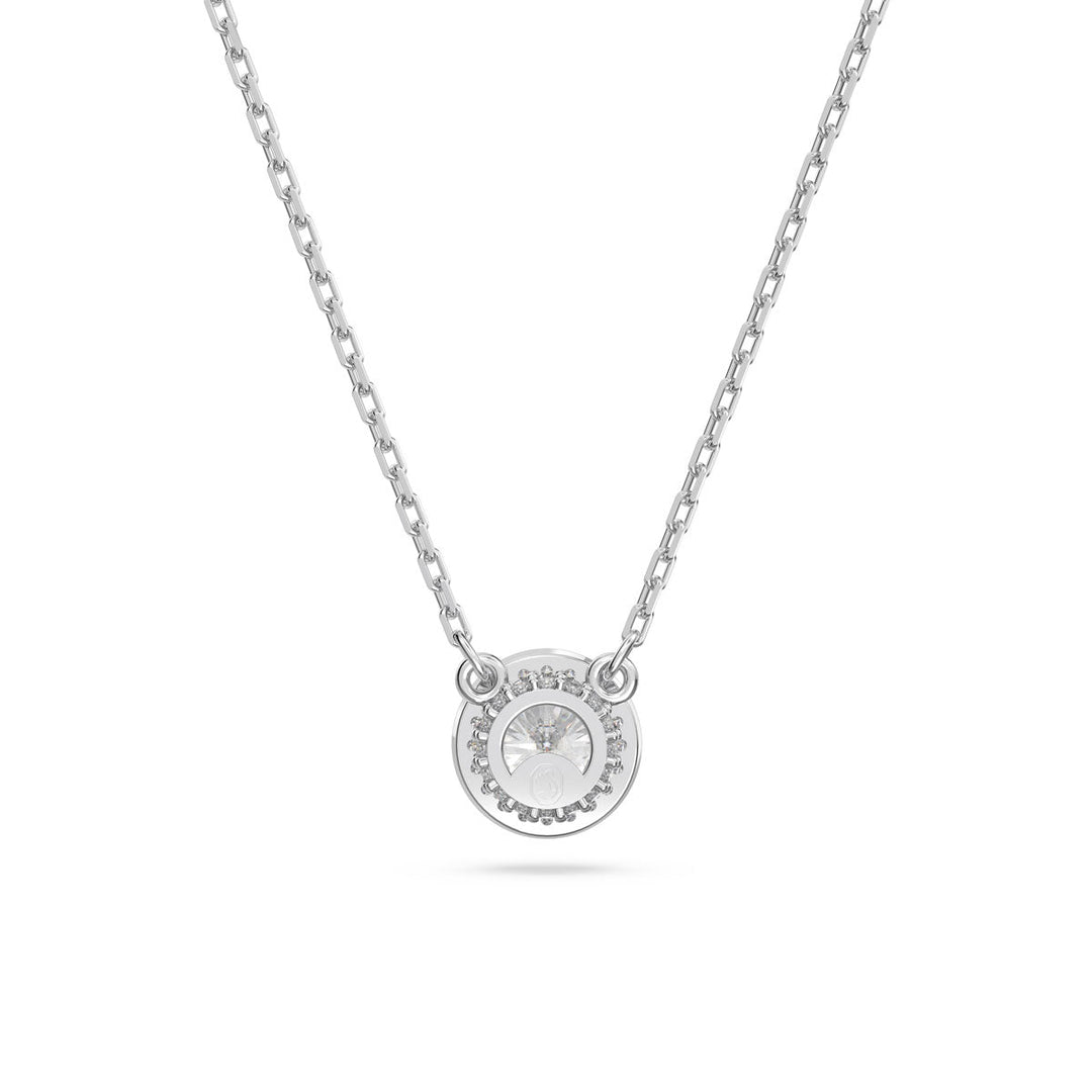 Swarovski Silver Una Round Cut Pave Necklace - MococoSwarovski56362649009656362648Necklaces